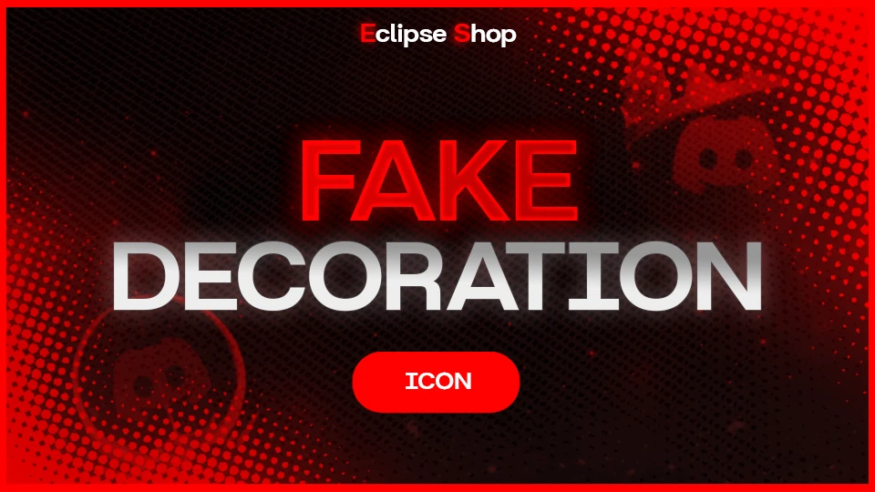 Fake Decorations Icons